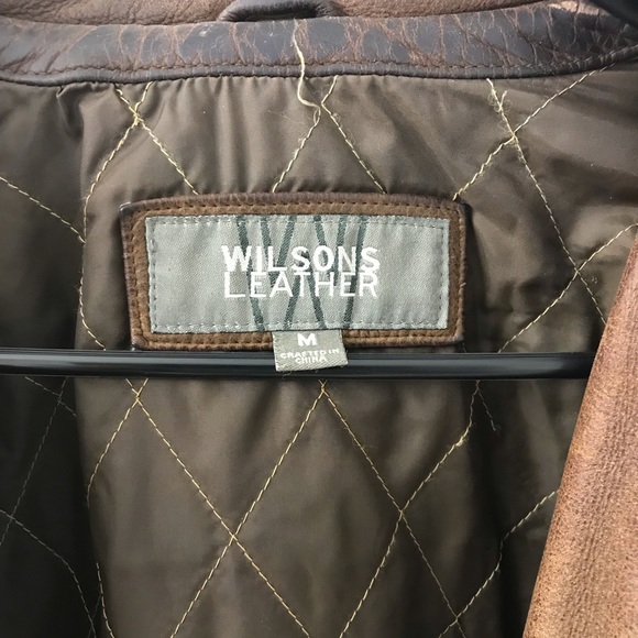 💥SOLD💥 Wilsons Leather men’s bomber jacket - Picture 5 of 8